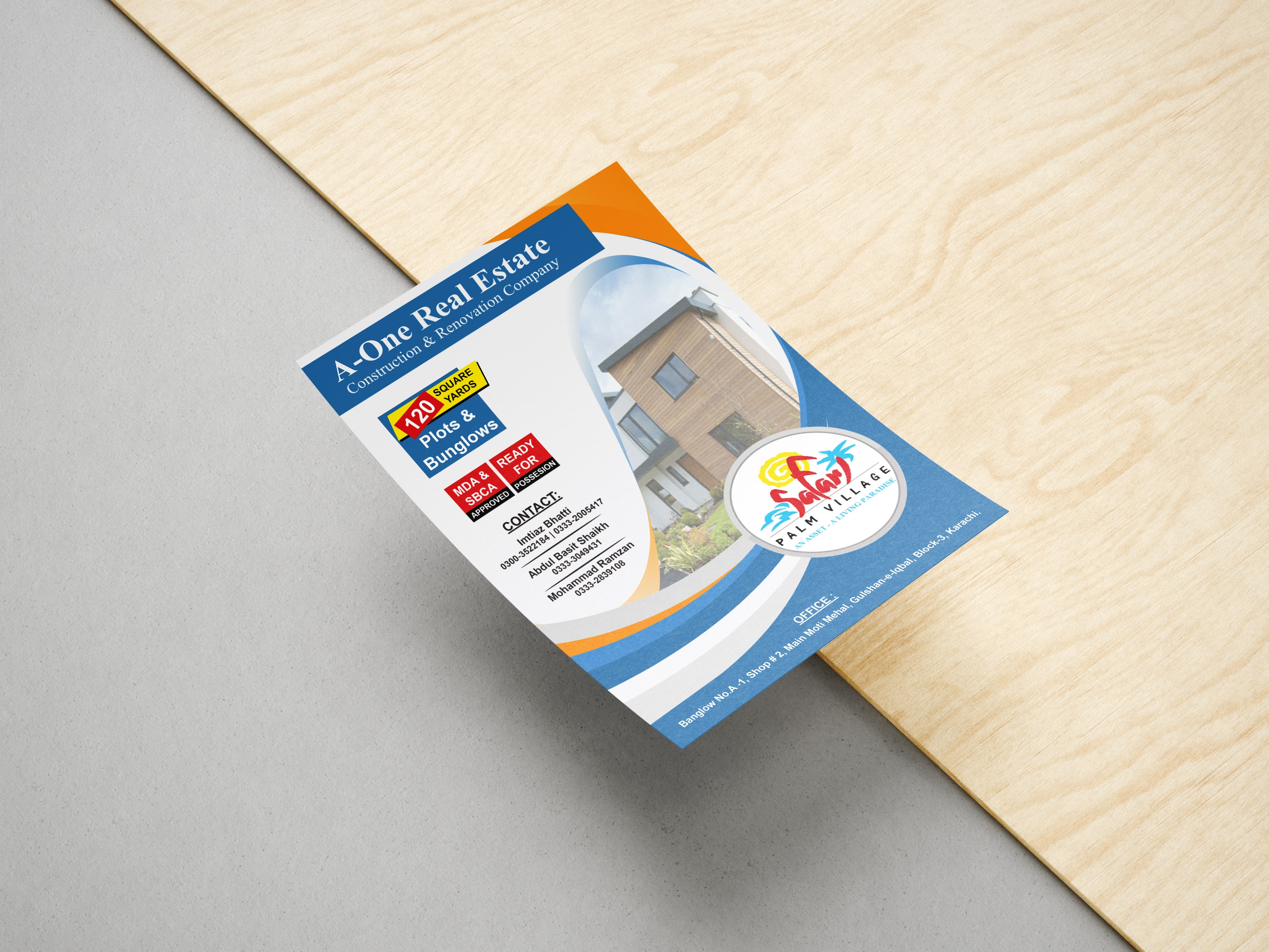 A5 Flyer Catalog Design for Business Promotion in Islamabad